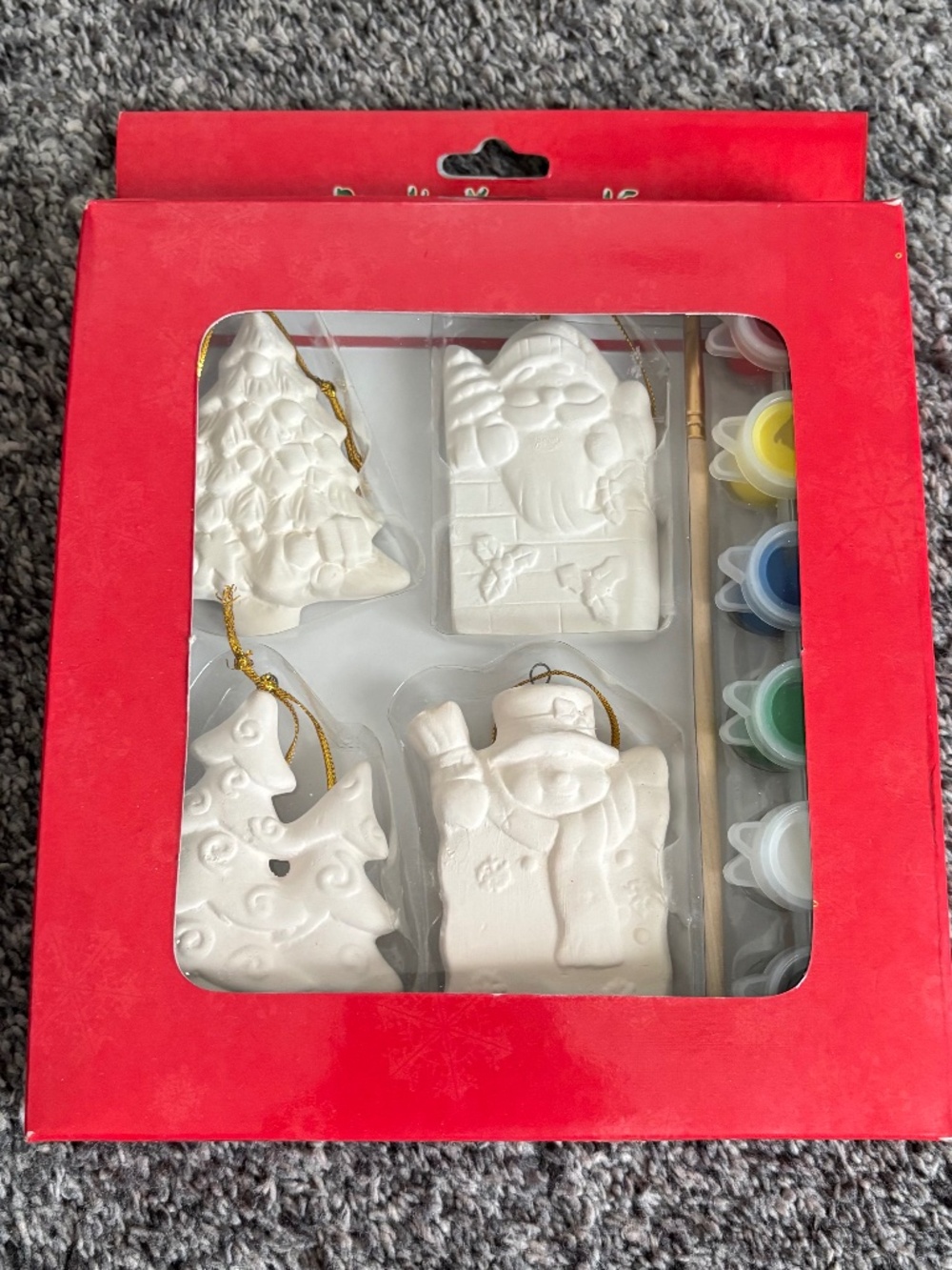 NEW “Decorate Yourself" Paint Your Own Christmas Ornament Kit